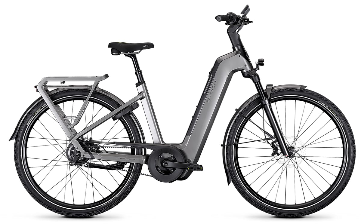 Kalkhoff Image 5+ Advance BLX in jetgrey, topmodel met 800 Wh accu bij Bike Totaal van Hassel Rosmalen