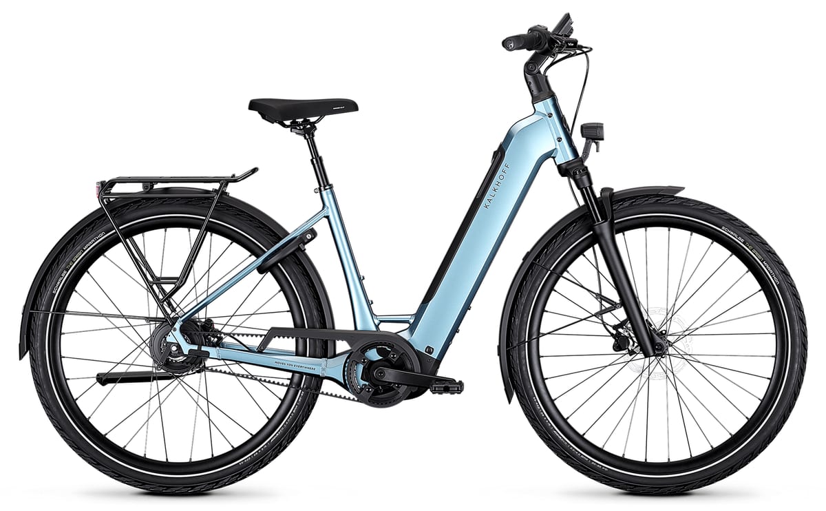 Kalkhoff Image 3 Excite BLX in polarblue met traploze Enviolo naaf, Bike Totaal van Hassel Rosmalen