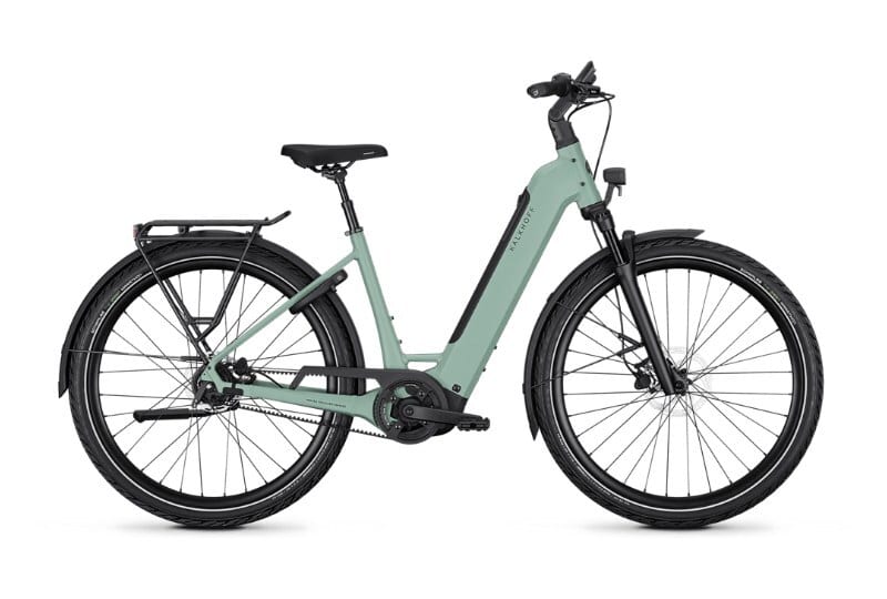 Kalkhoff Image 3 Excite e-bike met lage instap in Sagegreen